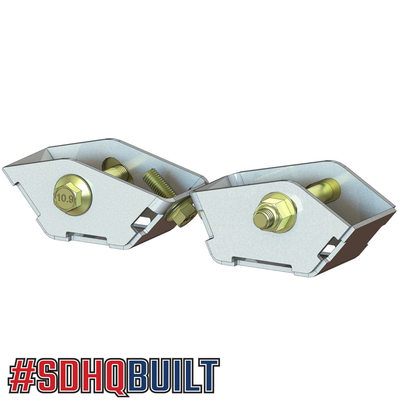 '17-25 Ford Super Duty SDHQ Built Rear Shock Guards design 