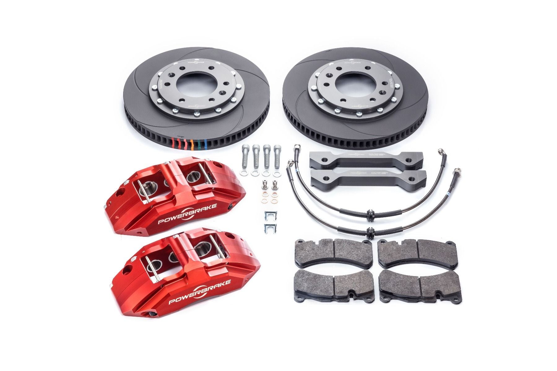  Stage-2 Big Brake Kit / Red / ('08-21 LC 200 Series, LX570) Powerbrake parts