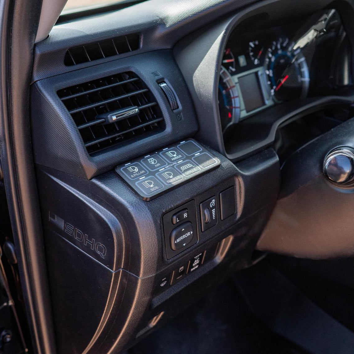 2010-2024 Toyota 4Runner SDHQ Built Switch Pros SP9100 Keypad Mount
