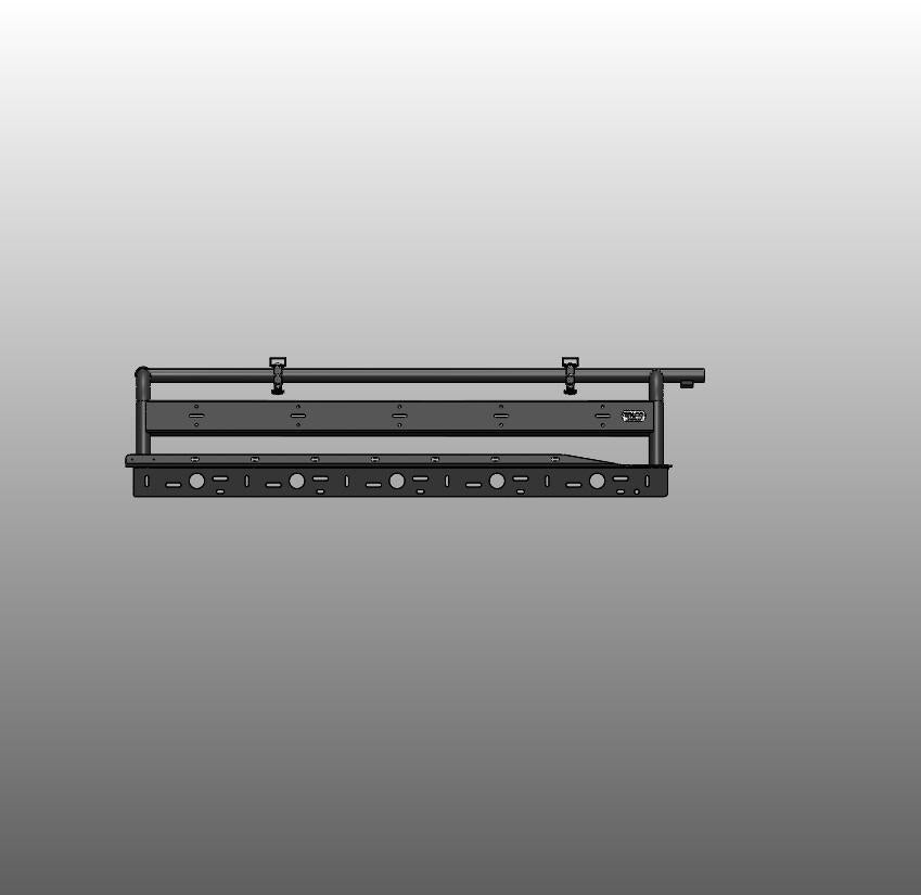 ADV-LP Bed Rack Bed Rack Wilco Offroad (side view)