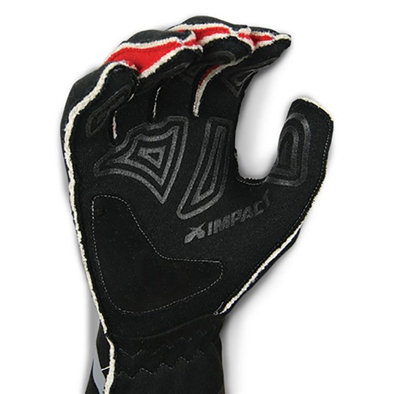 Alpha SFI3.3/5 Racing Glove Safety Equipment Impact (front view)