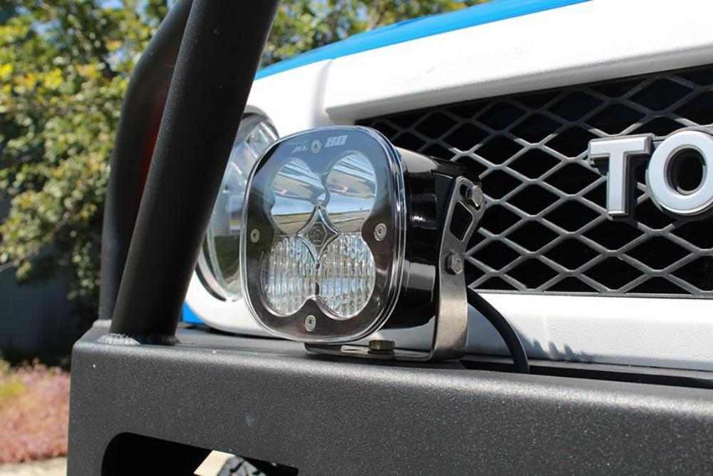 XL Series Rock Guard Lighting Baja Designs display on Vehicle