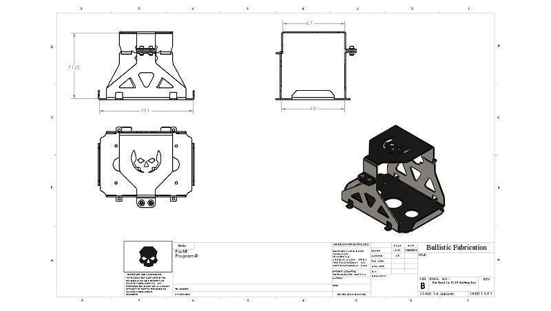 Battery Box Die Hard/Odyssey DT Fabrication Ballistic Fabrication  design