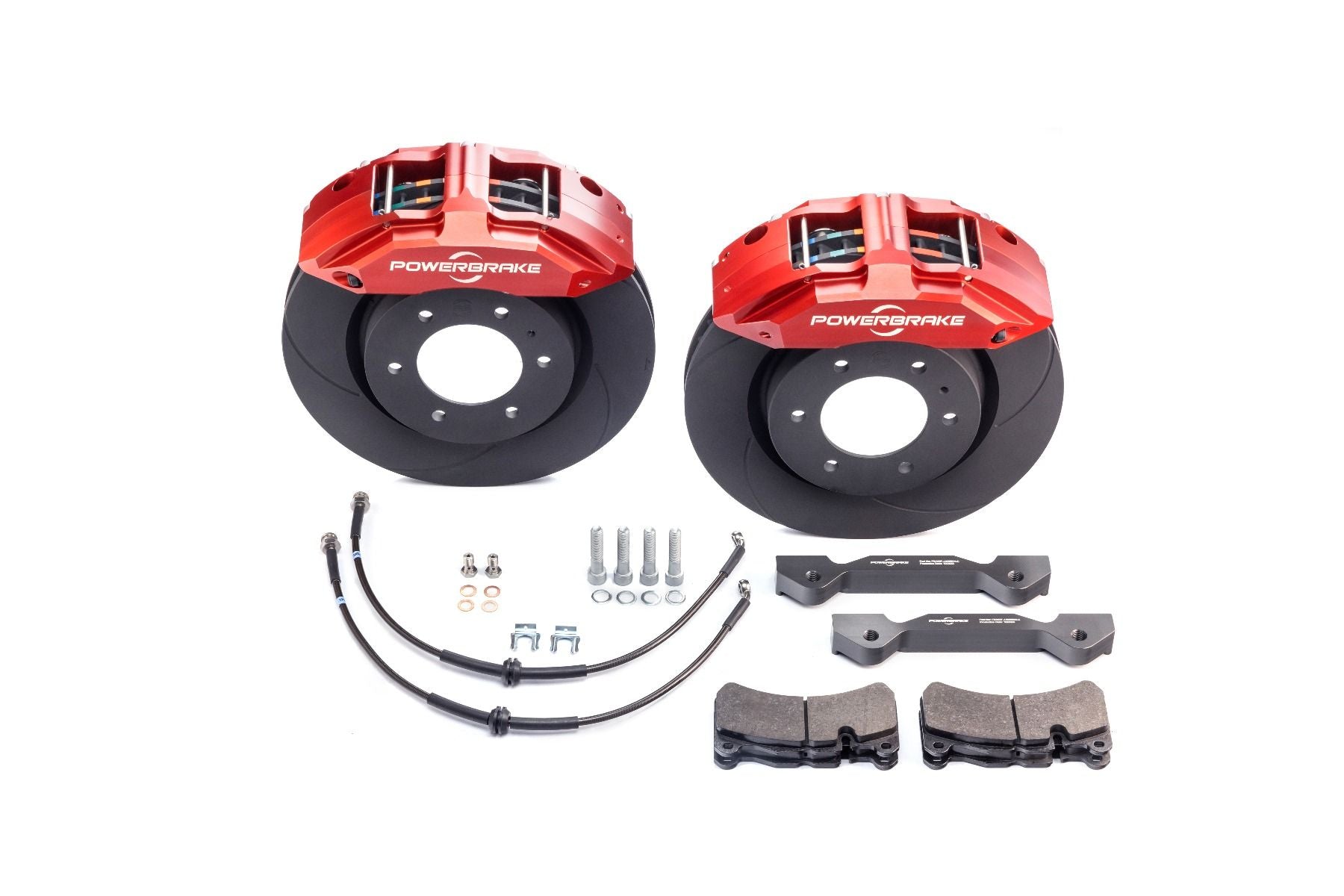 Stage-1 Big Brake Kit / Red Powerbrake parts