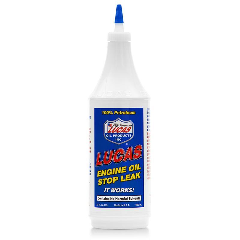 Engine Oil Stop Leak Fluid Oils and Grease Lucas Oil display