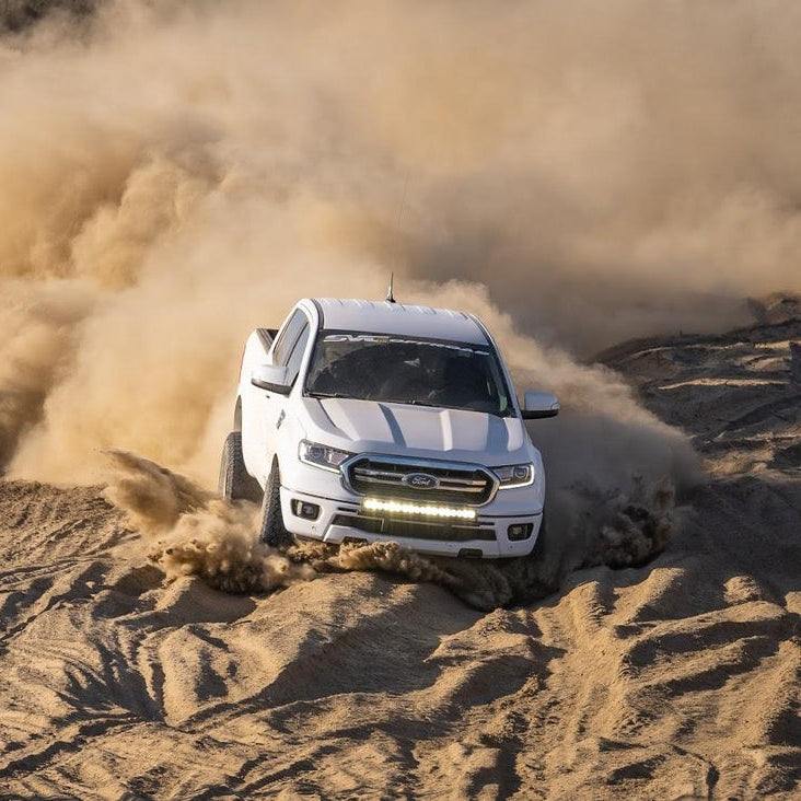 '19-23 Ford Ranger Fox Factory Race Series 2.5 RR Coilovers & Rear Shocks Display on Vehicle 