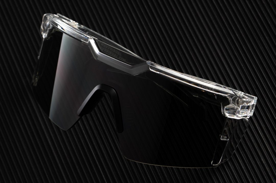 Clear frame 2024 black lens sunglasses