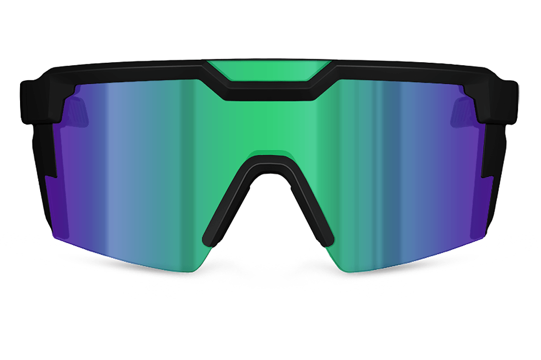 Future Tech Woodland Frame Sunglasses - Piff Lens Sunglasses Heatwave