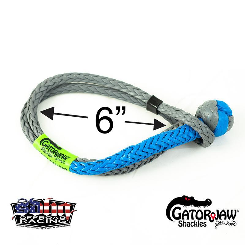 Gator Jaw NEXGEN PRO Synthetic Shackle Recovery Accessories Bubba Rope Blue and Gray 