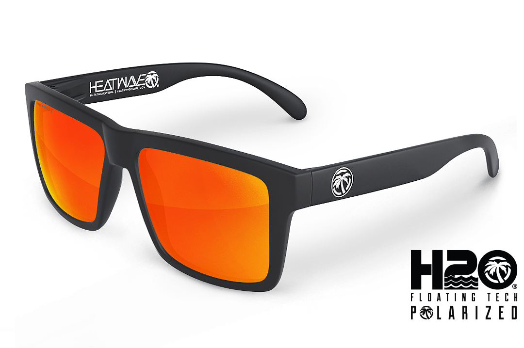 Heat Wave Visual Vise Z87 Safety Sunglasses, Standup w/ Tropic Lens