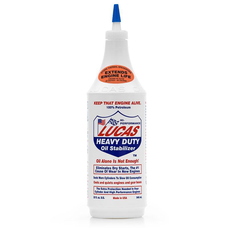 Heavy Duty Oil Stabilizer Oils and Grease Lucas Oil 1 Quart display
