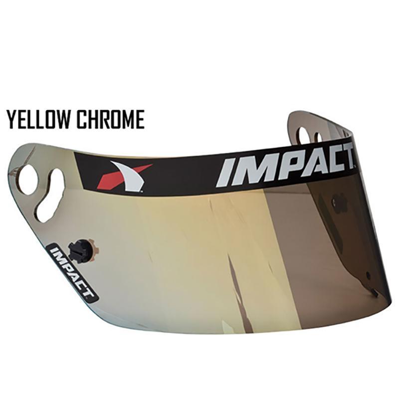 Helmet Shields Safety Equipment Impact Vapor Series Helmets Impact Yellow Chrome