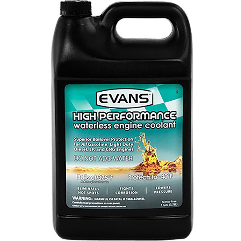 High Performance Coolant Oils Evans Water Coolant display