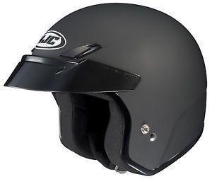 HJC CS-5N Open Face Helmet PCI Radios Raw Helmet (No Wiring) Flat Black XSmall display