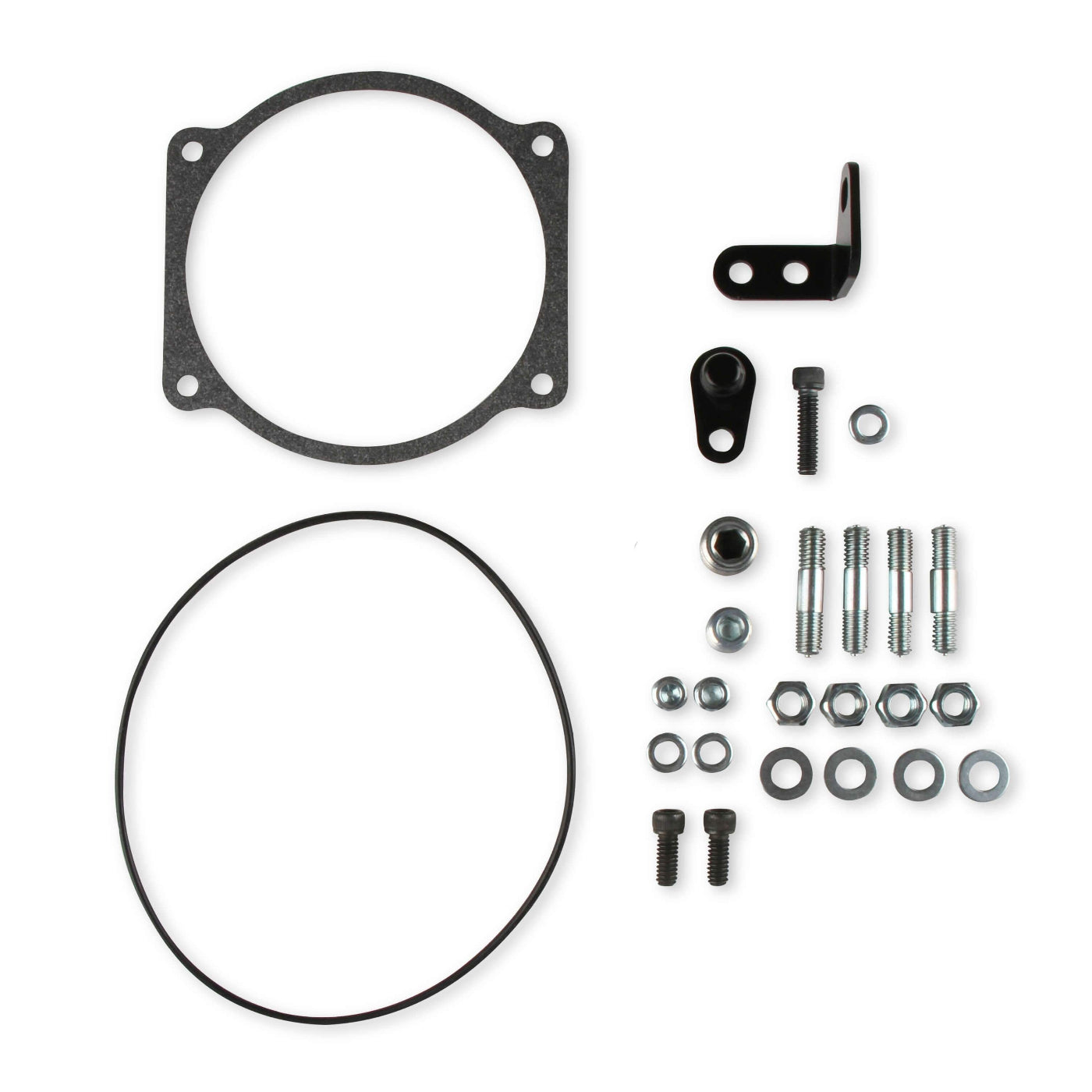 Holley Air Intake Tube GM-LS Display of Included Parts 