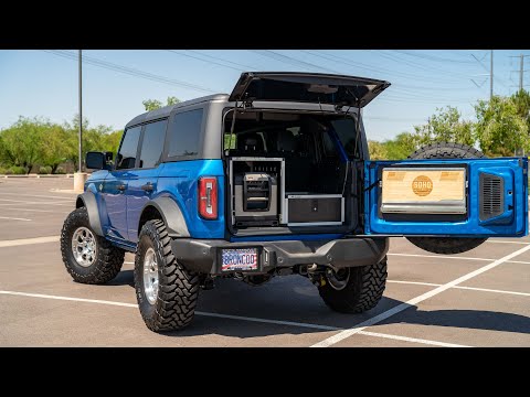 21-23 Ford Bronco Tailgate Table Goose Gear video