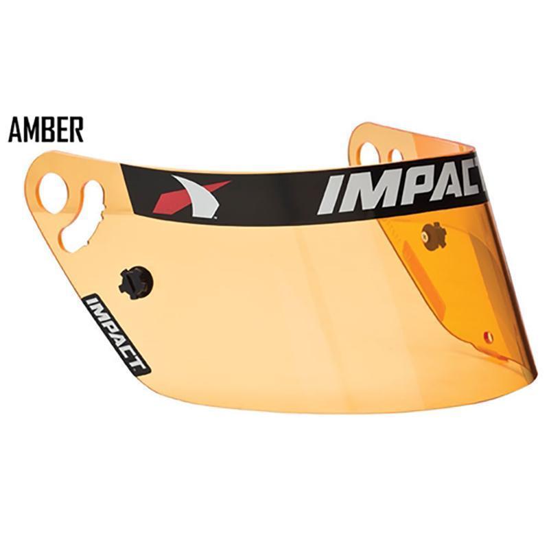 Air Draft Series Helmet Shield w/ Cruz Armor Safety Equipment Impact Hi-Def Amber 