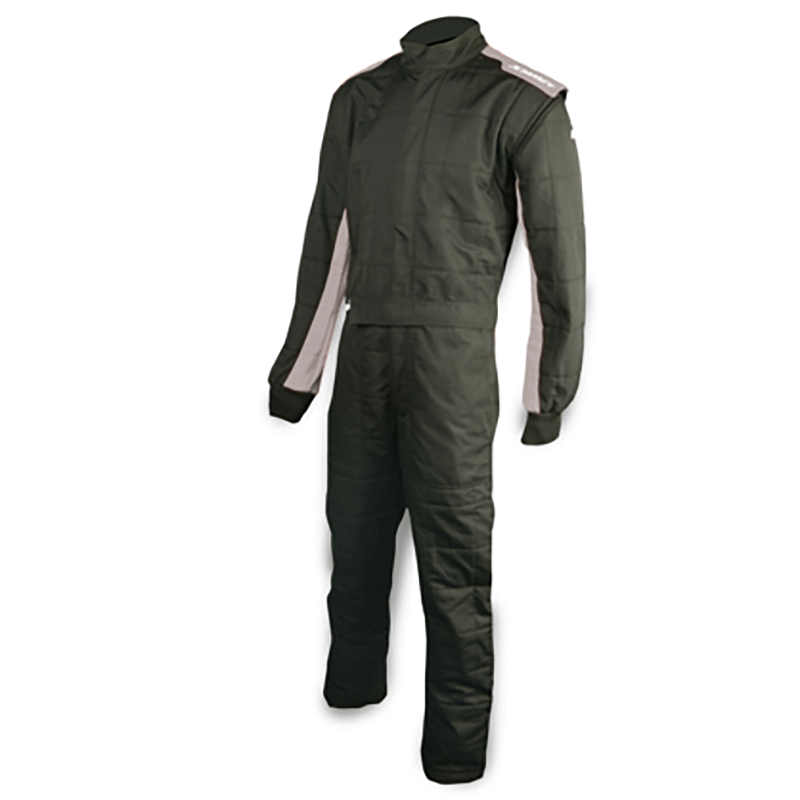 Axis Series One Piece Race Suit Safety Equipment Impact Black and Gray Small 