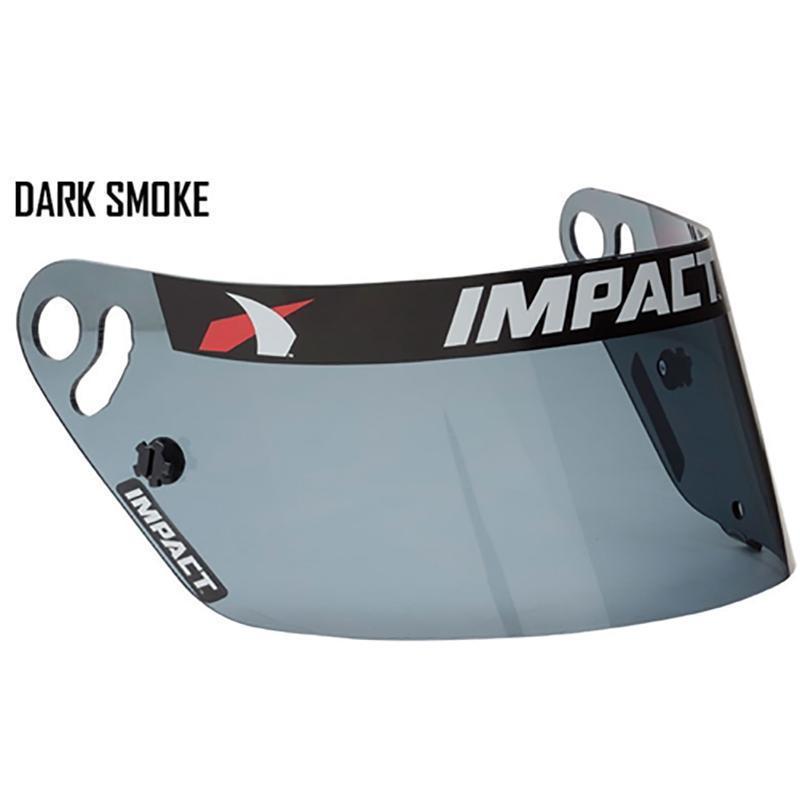 Vapor Series Helmet Shield w/ Cruz Armor Safety Equipment Impact Dark Smoke 