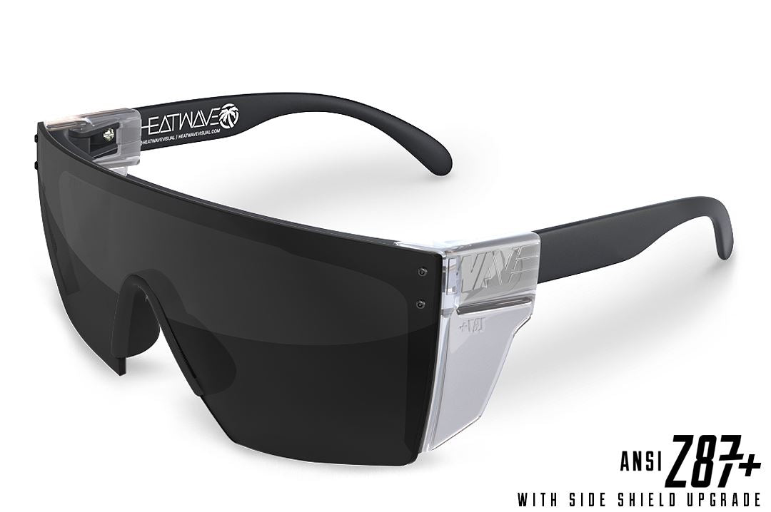 Lazer Face Series Black Z.87 Sunglasses Sunglasses Heatwave Yes Clear Side Shields 