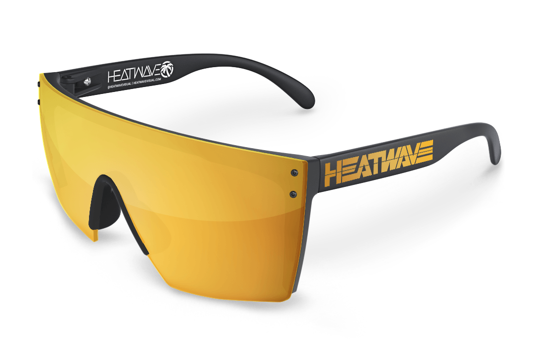 Lazer Face Series Gold Billboard Sunglasses-Polarized Sunglasses Heatwave 
