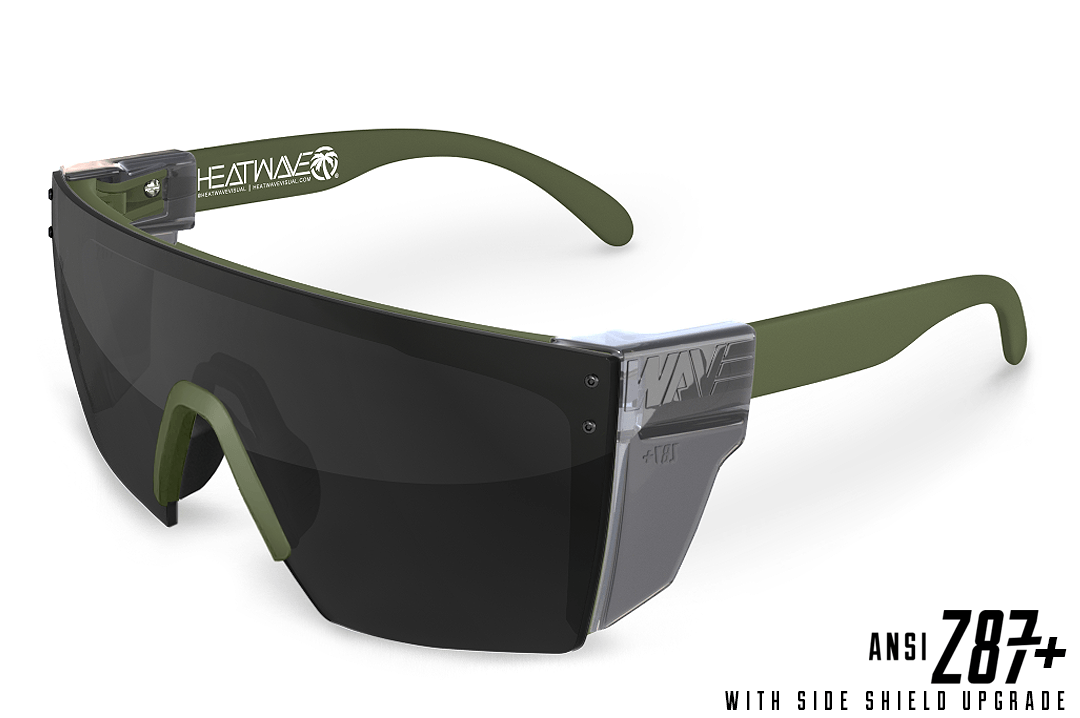 Lazer Face Series OD Green Frame/ Black Lens Sunglasses Sunglasses Heatwave