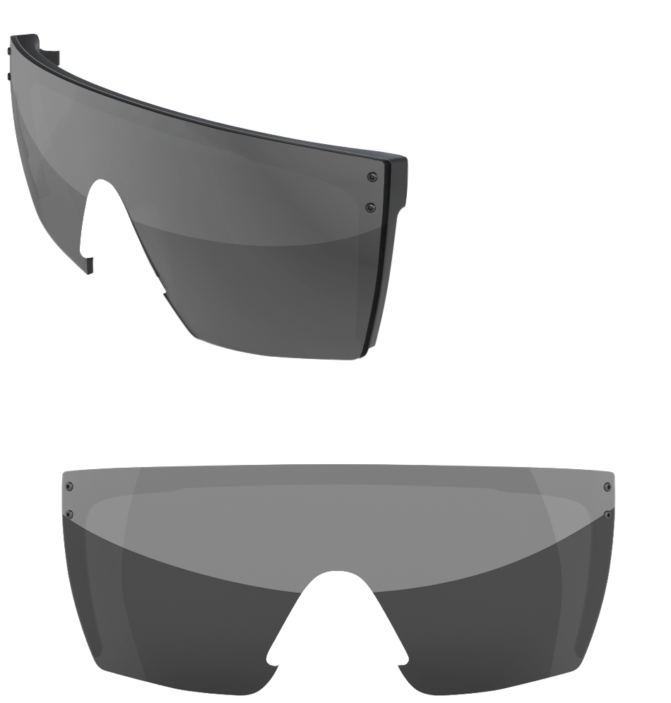 Lazer Face Series Savage Spectrum Sunglasses-Aqua Splatter Frames Sunglasses Heatwave individual display