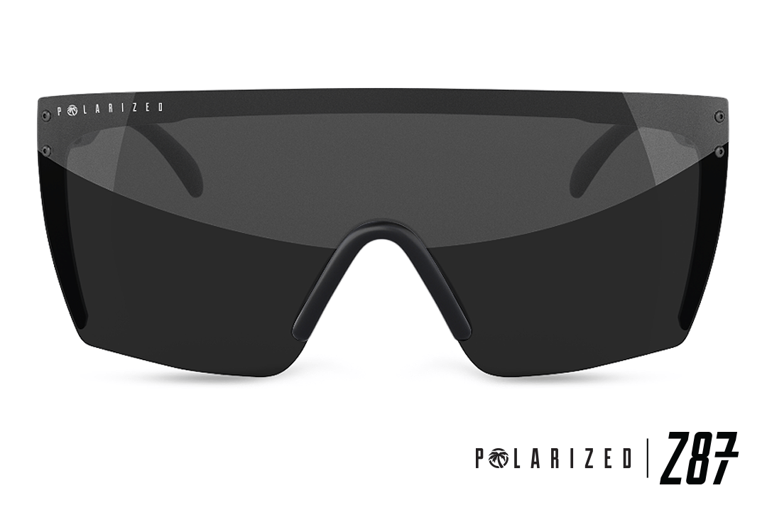 Lazer Face Series Z.87 Black Sunglasses-Polarized Sunglasses Heatwave 