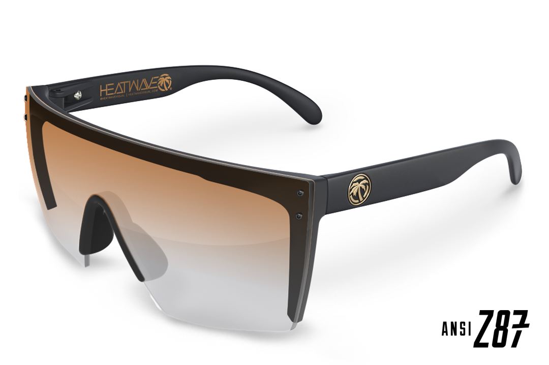 Lazer Face Series Z.87 Brown Lurk Sunglasses Sunglasses Heatwave No Standard Frame No Side Shields 