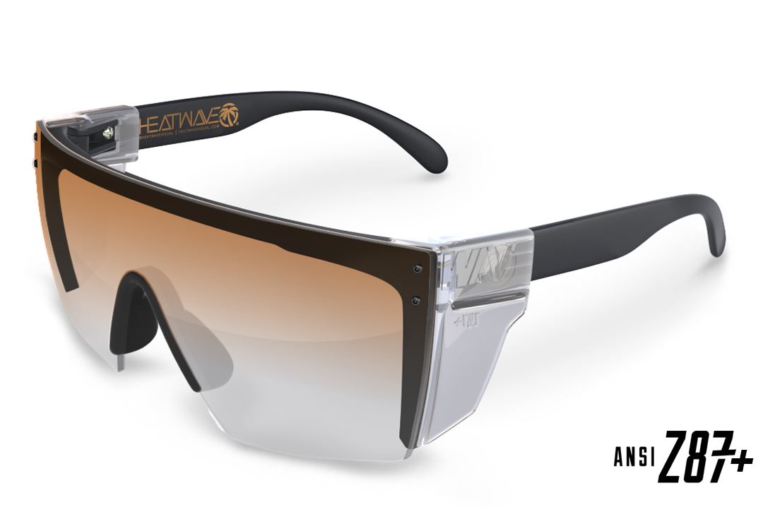 Lazer Face Series Z.87 Brown Lurk Sunglasses Sunglasses Heatwave Yes Clear Side Shields 