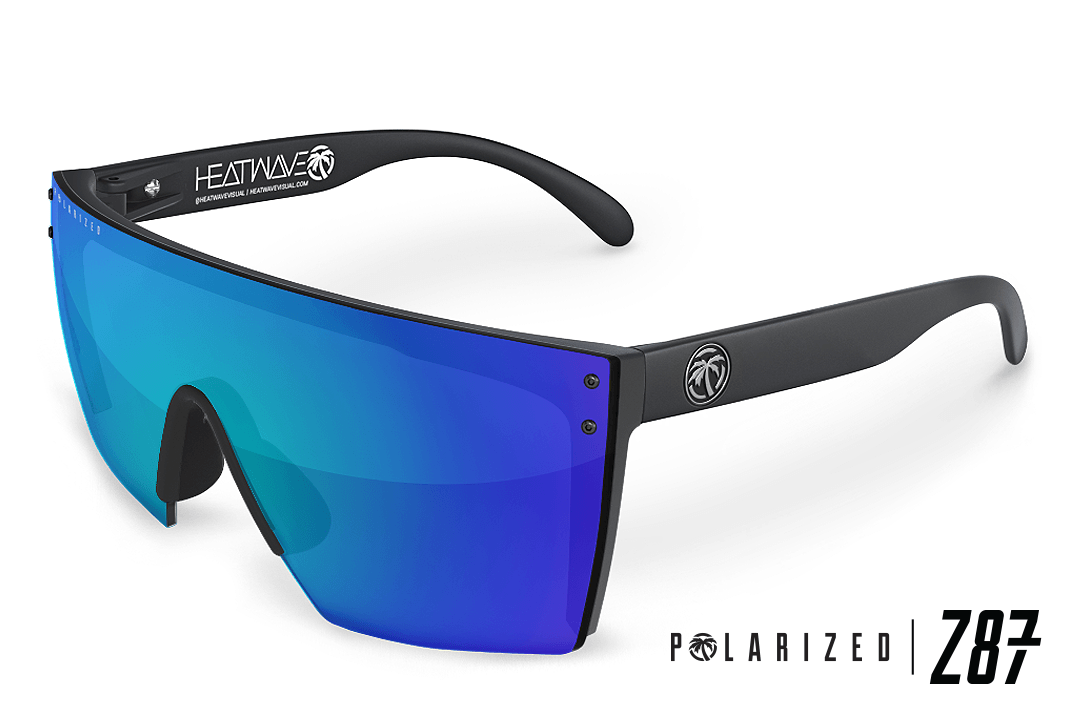 Lazer Face Series Z.87 Galaxy Blue Sunglasses-Polarized Sunglasses Heatwave Standard Frame No Side Shields 