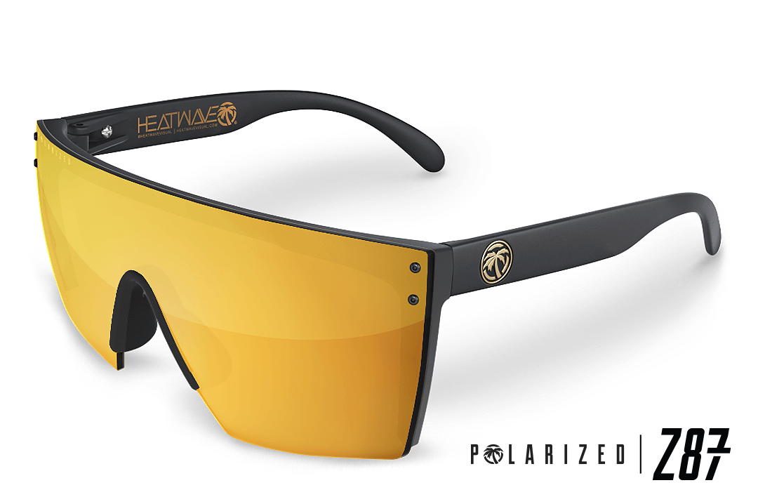 Lazer Face Series Z.87 Gold Rush Sunglasses-Polarized Sunglasses Heatwave 
