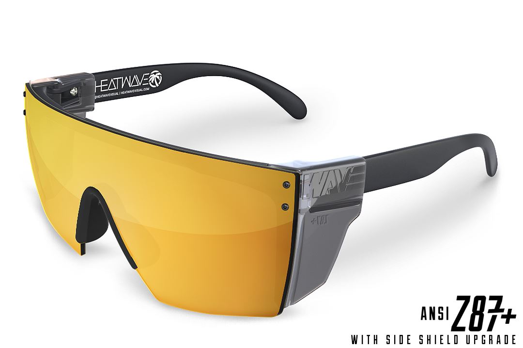 Lazer Face Series Z.87 Gold Rush Sunglasses Sunglasses Heatwave Yes Smoke Side Shields 