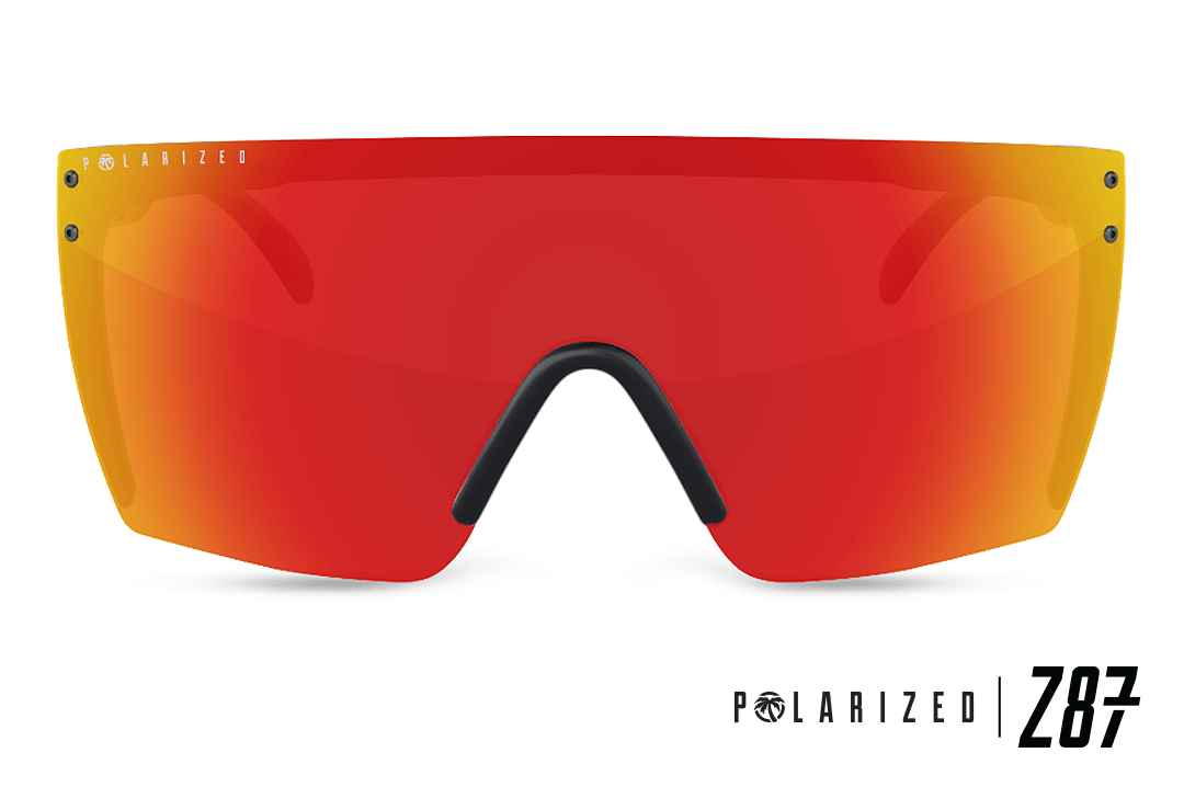 Lazer Face Series Z.87 Sunblast Sunglasses-Polarized Sunglasses Heatwave 
