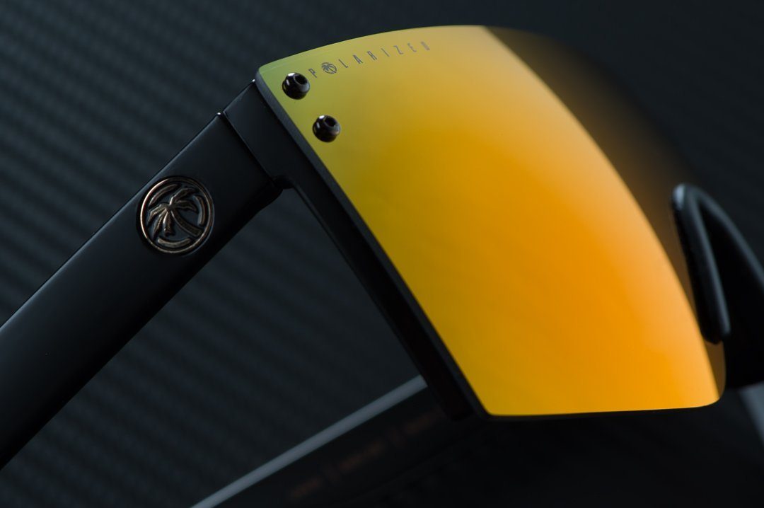 Lazer Face Series Z.87 Sunblast Sunglasses-Polarized Sunglasses Heatwave close-up