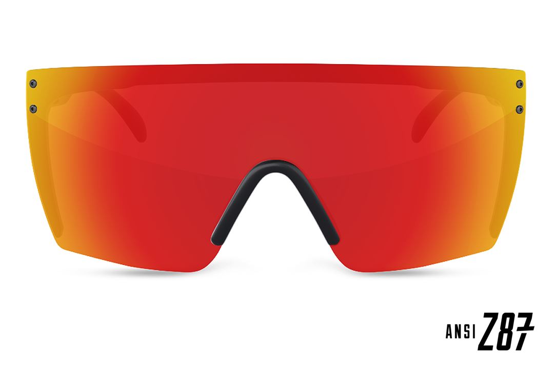 Lazer Face | Black Frame - Z87 Sunblast Lens
