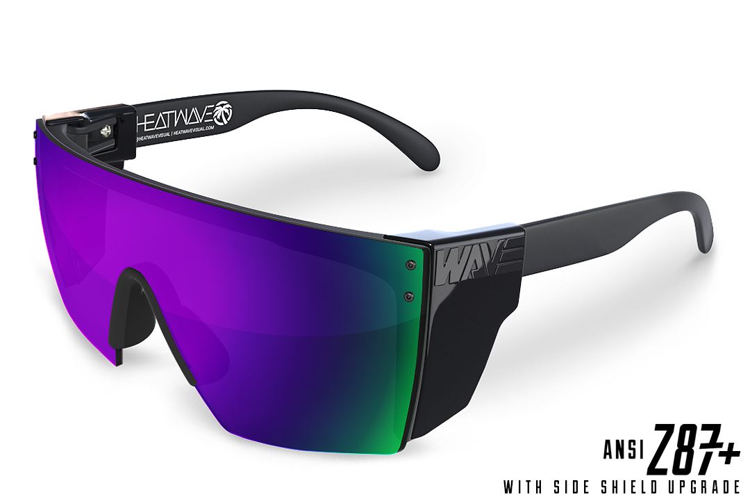 Lazer Face Series Z.87 Ultra Violet Sunglasses Sunglasses Heatwave Yes Black Side Shields 