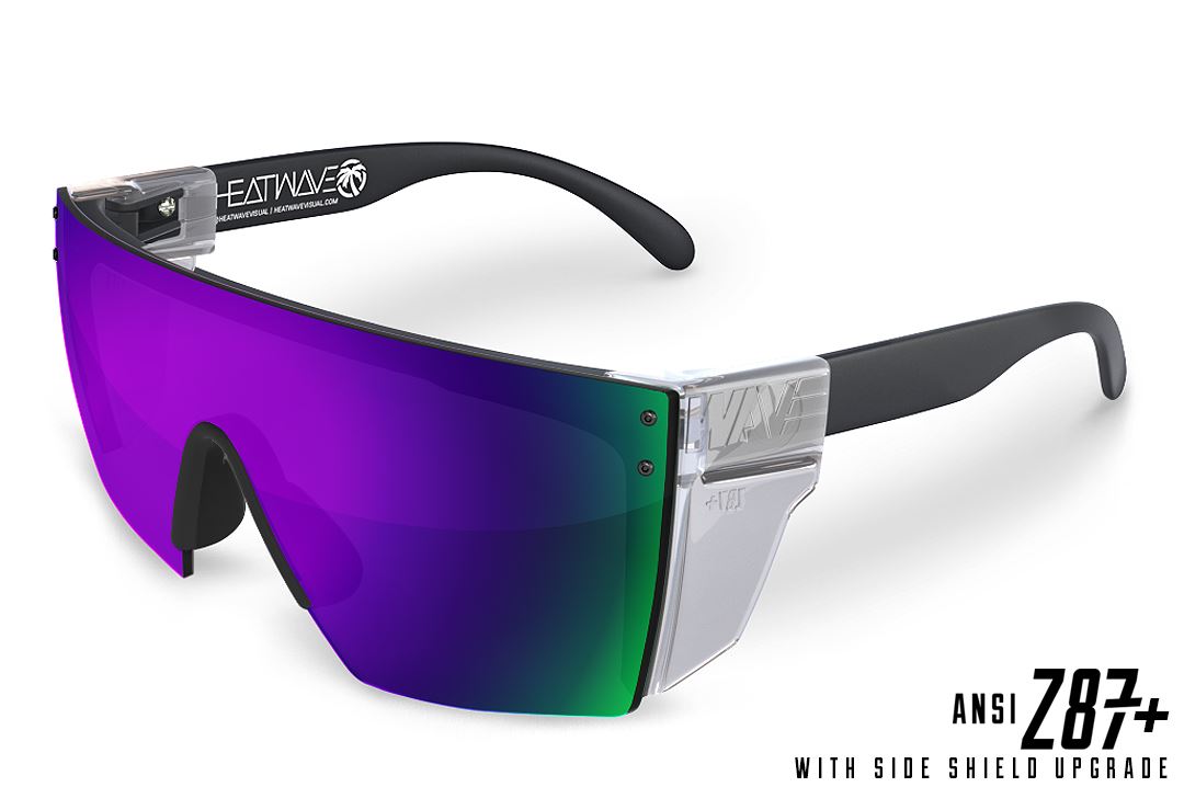 Lazer Face Series Z.87 Ultra Violet Sunglasses Sunglasses Heatwave Yes Clear Side Shields 