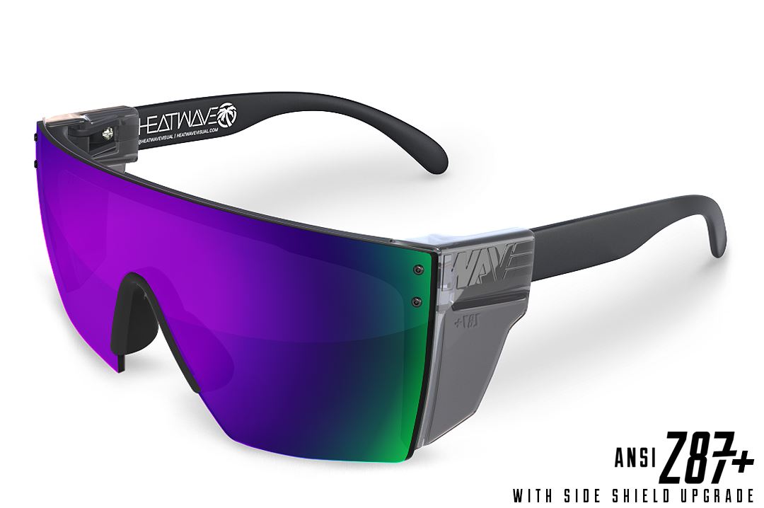 Lazer Face Series Z.87 Ultra Violet Sunglasses Sunglasses Heatwave Yes Smoke Side Shields 
