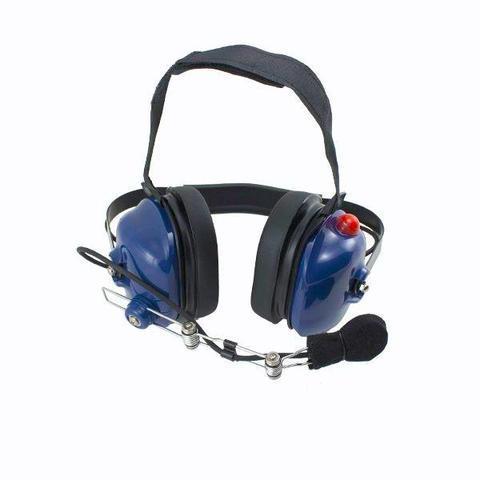Crew Chief Headset Communications PCI Radios Behind the Head Blue 