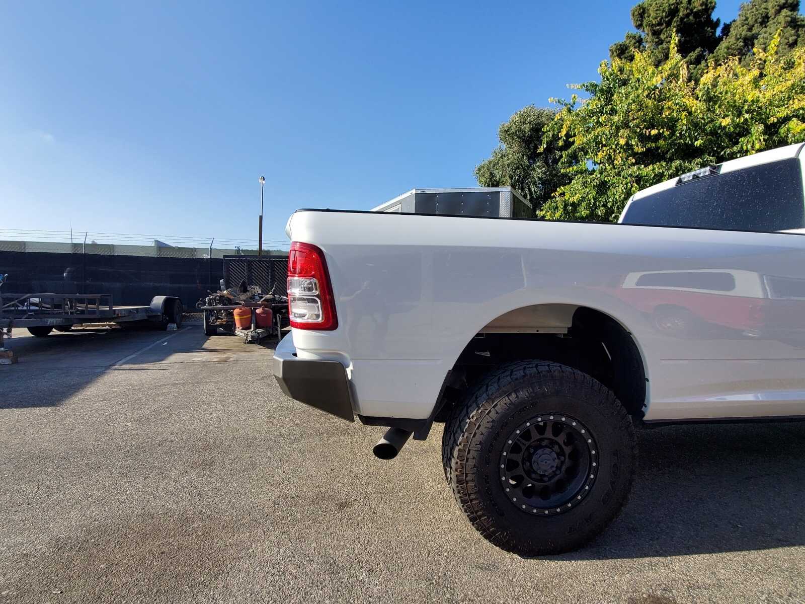 '19-22 Ram 2500/3500 Mercenary Offroad "C-Ram" Rear Bumper individual (side view)