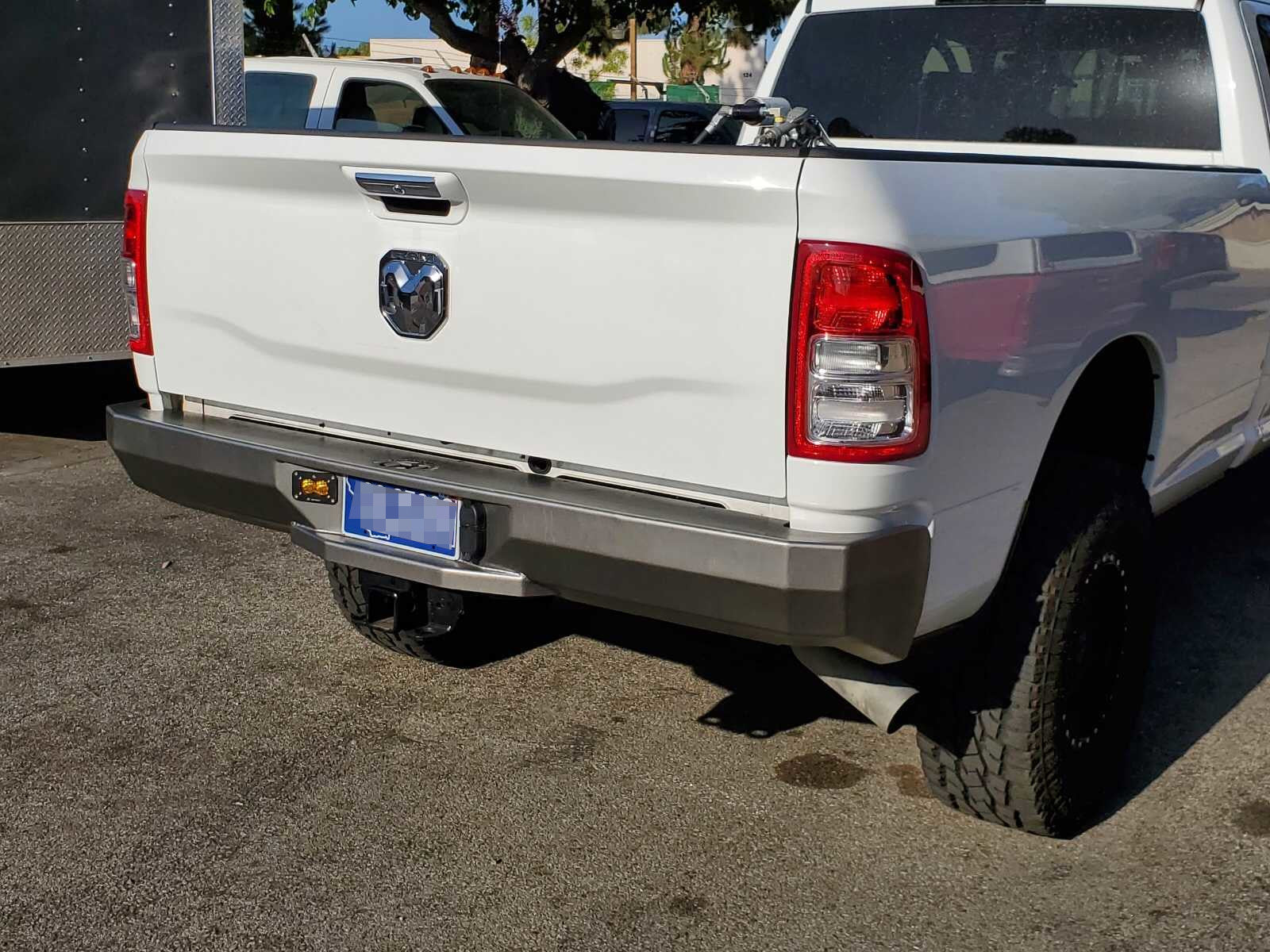 '19-22 Ram 2500/3500 Mercenary Offroad "C-Ram" Rear Bumper individual display
