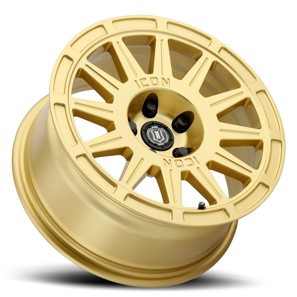 Ricochet 15" Wheel Icon Alloys Gold display