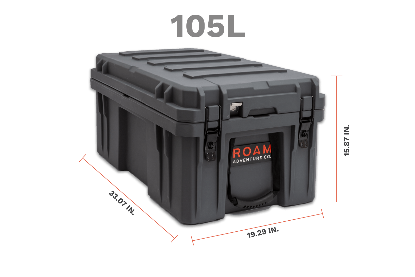 Roam 105L Rugged Case Roam Adventure Co. design