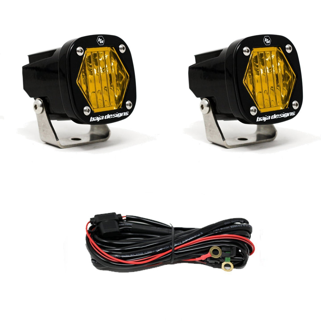 S1 Series LED Light - Pair Lighting Baja Designs Amber