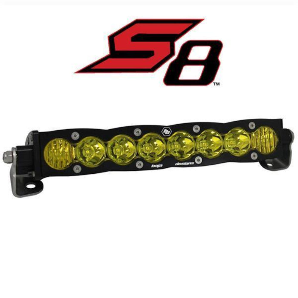 S8 Series LED Light Bar Lighting Baja Designs 10" Amber Driving/Combo