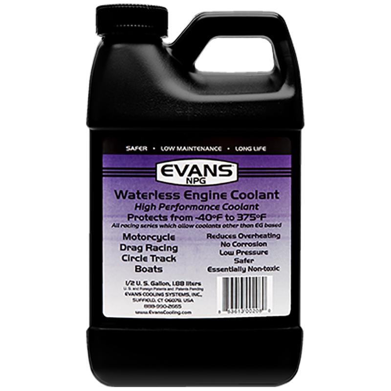 Specialty Coolant (NPG) Evans Water Coolant display