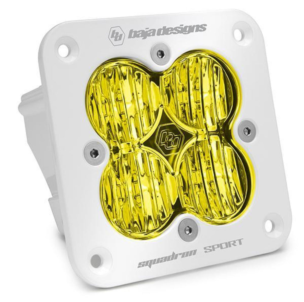 Squadron Sport LED Light Flush Mount Lighting Baja Designs White Amber Wide Cornering Display 