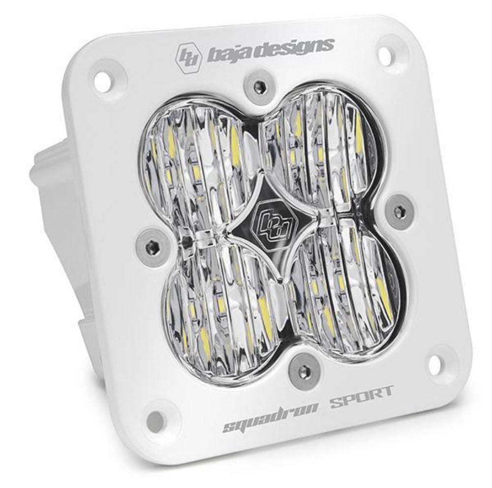 Squadron Sport LED Light Flush Mount Lighting Baja Designs White Clear Wide Cornering Display 