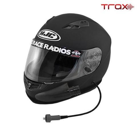 TRAX HJC CS-R3 Playcar Wired Helmets PCI Radios Wired only XSmall Black
